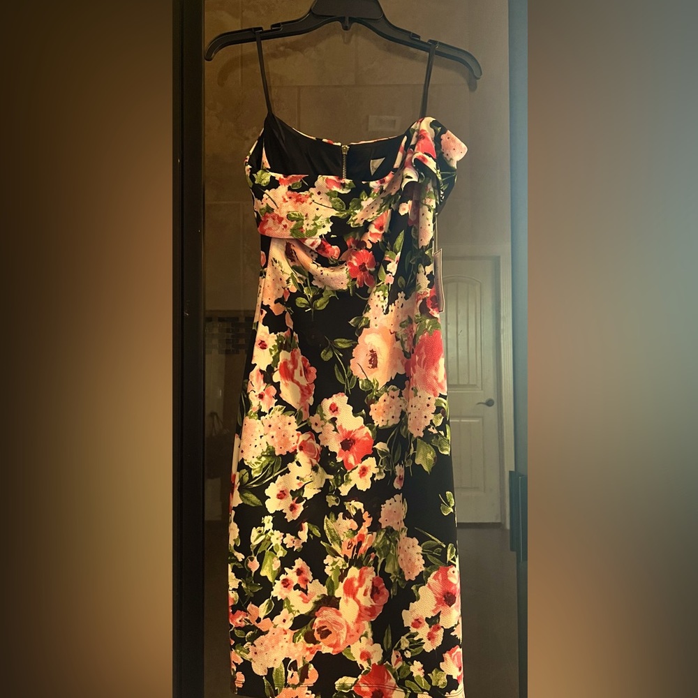 Floral off the shoulder dress